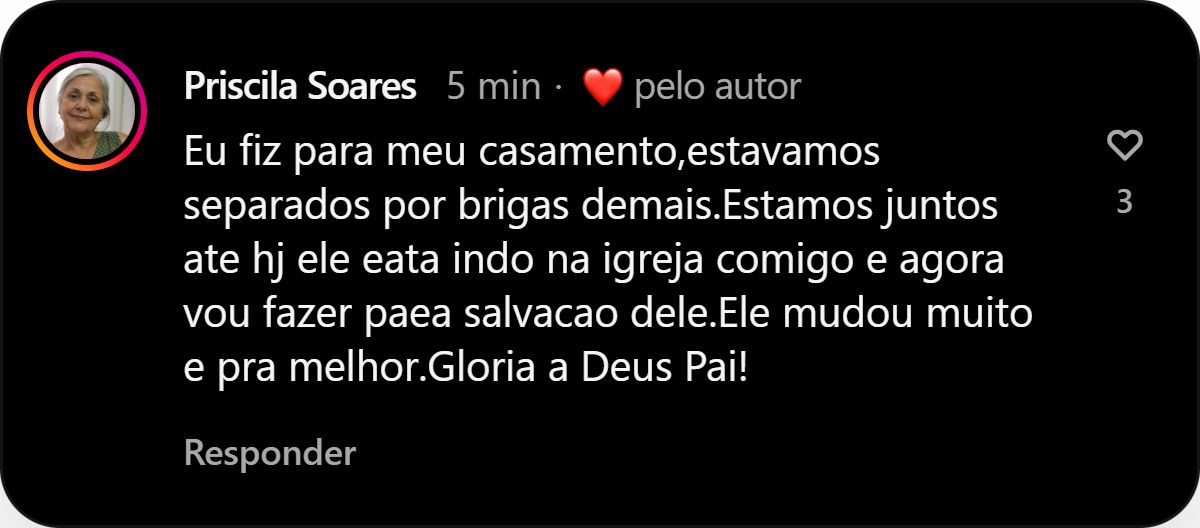 Depoimento Priscila